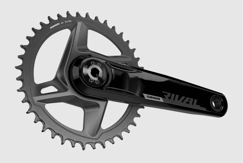 SRAM Rival 1X Crankset DUB Wide 165mm 40T - BB Not Included-2